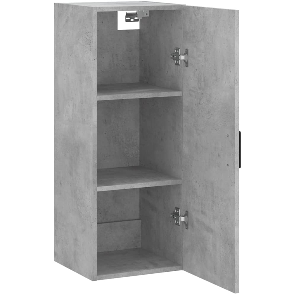 vidaXL Single Door Concrete Grey Wall Mounted Cabinet Image 6