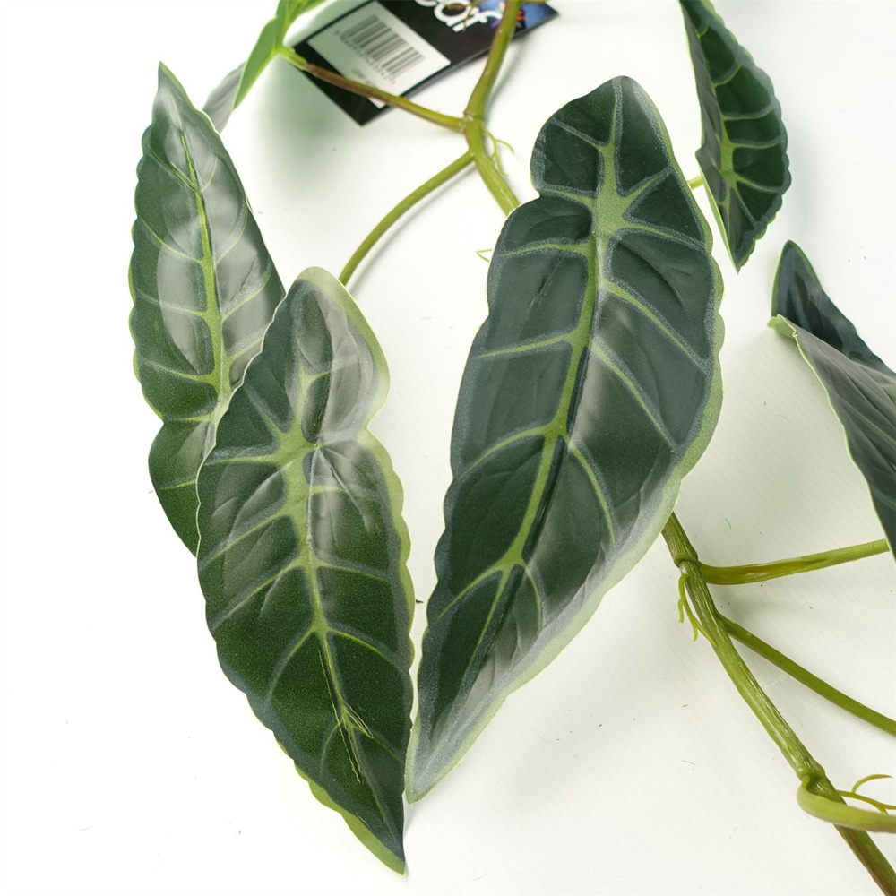 Leaf Trailing Dark Green Leaf Hanging Artificial Plant 3.6ft 6 Pack Image 5