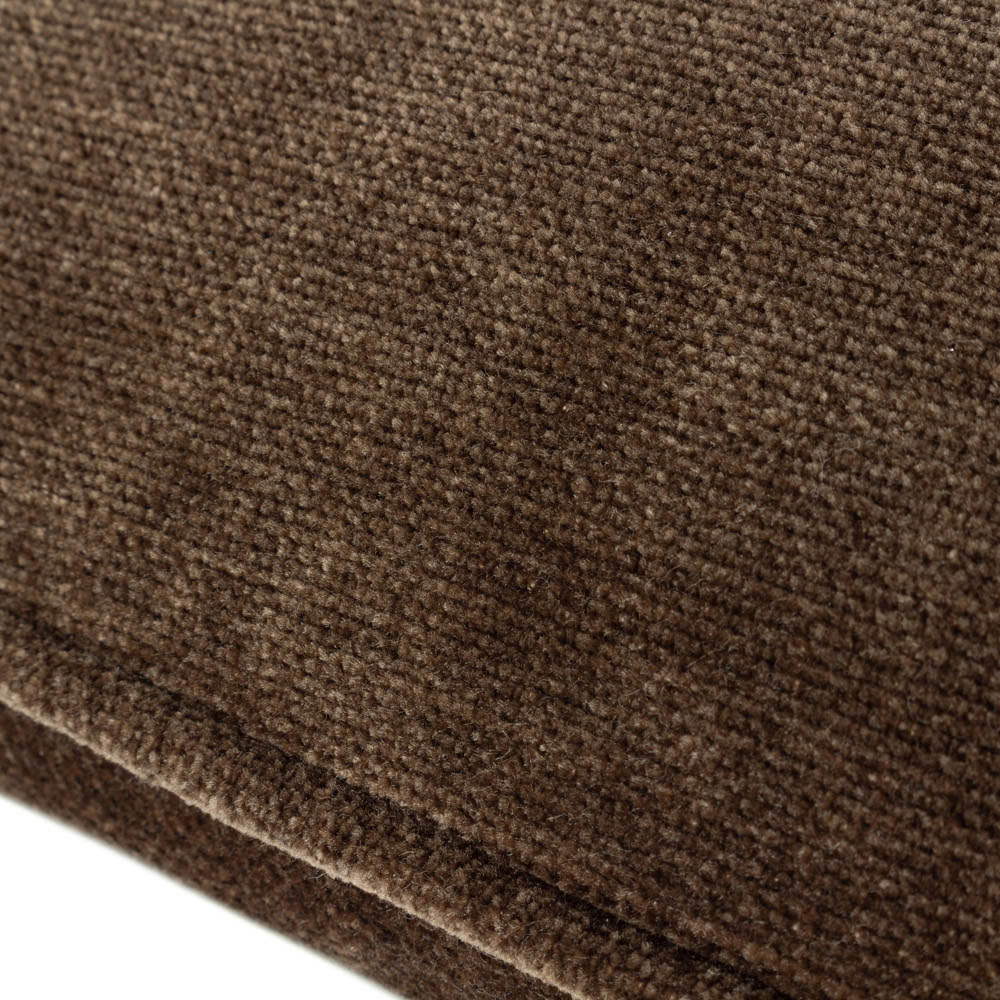Yard Brown Heavy Chenille Reversible Cushion Image 3