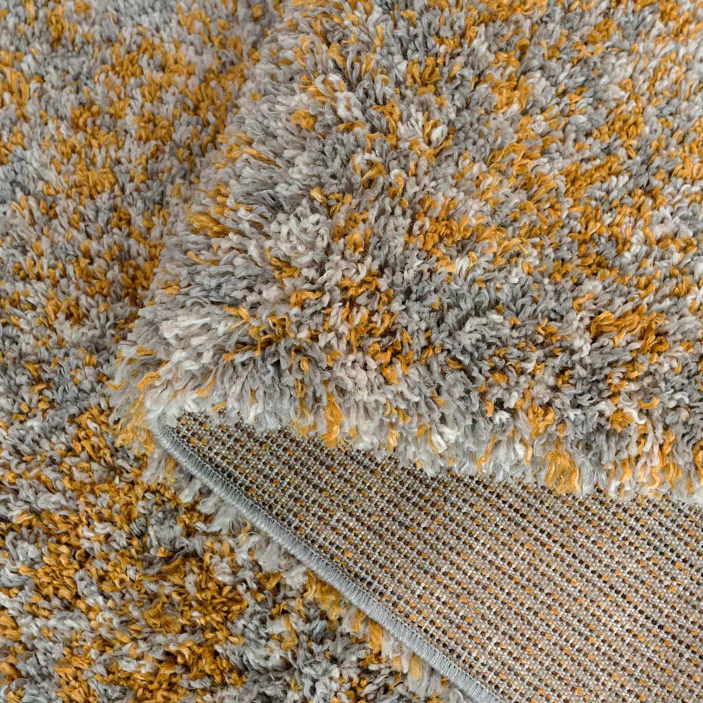 Kukoon Kinsale Yellow Multicolour Shaggy Mottled Rug 160 x 230cm Image 5
