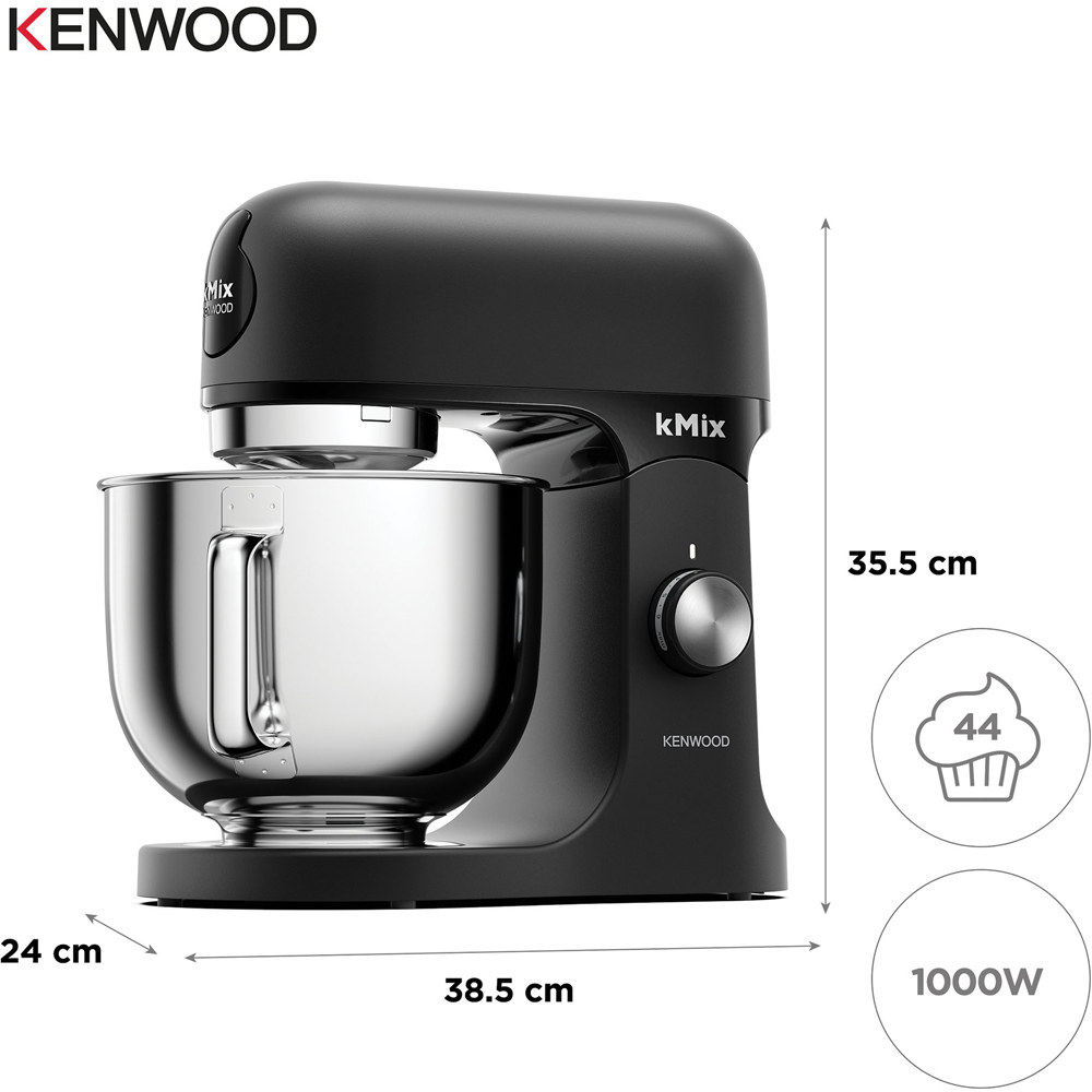 Kenwood kMix KW2751 Black 5L Stand Mixer 1000W Image 8