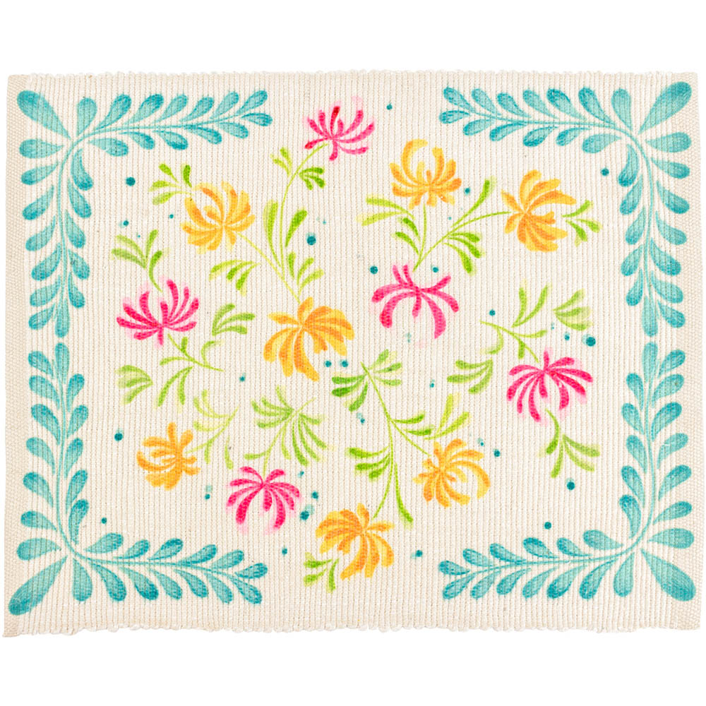furn. Honeysuckle 4 Pack Multicolour Placemat 46 x 36cm Image 2