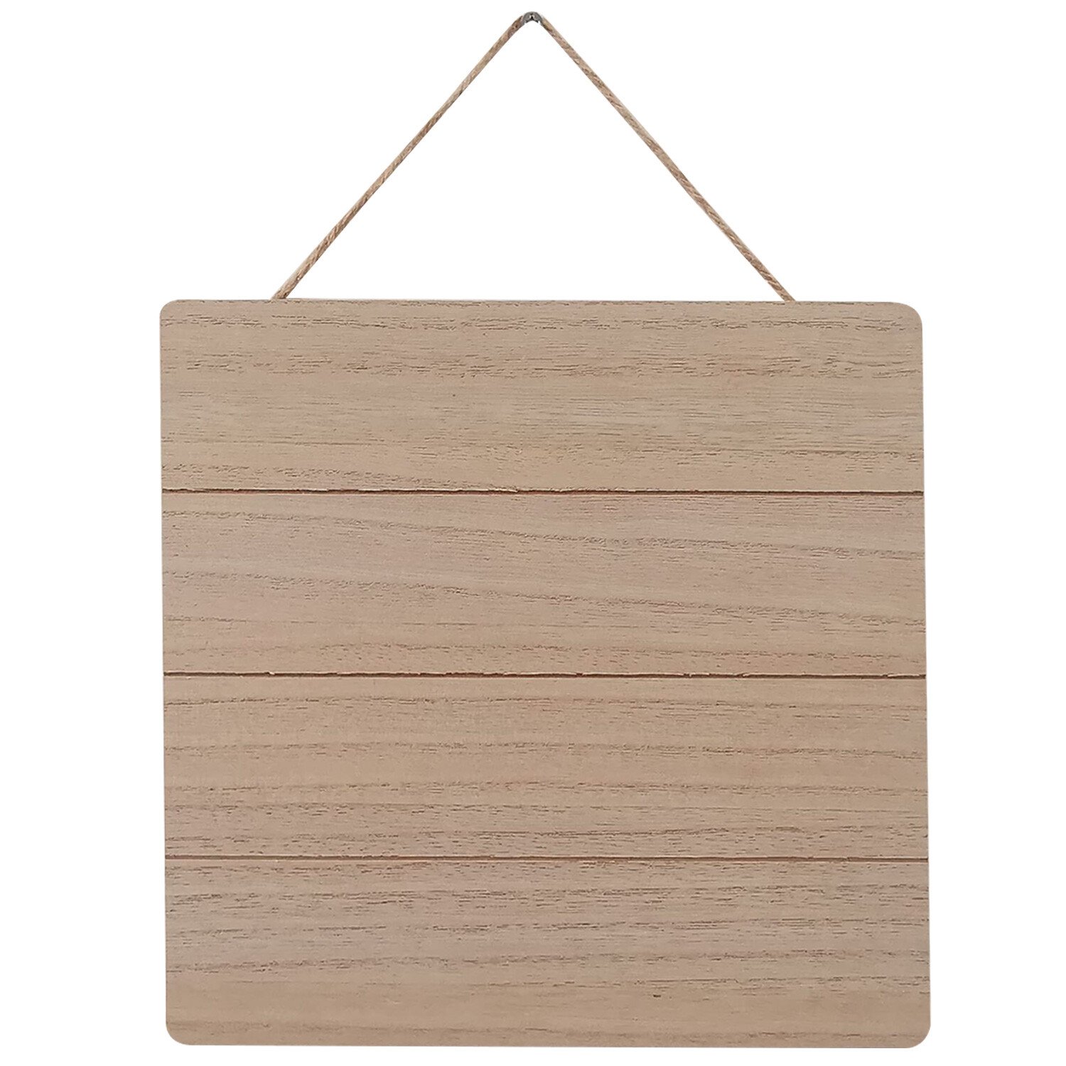 Wood Hanging Sign - Square Image