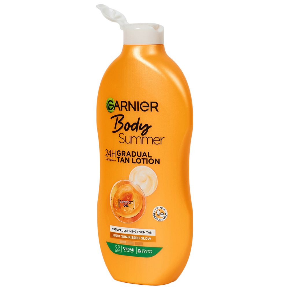 Garnier Summer Body Gradual Self-Tan Moisturiser Dark 400ml Image 2