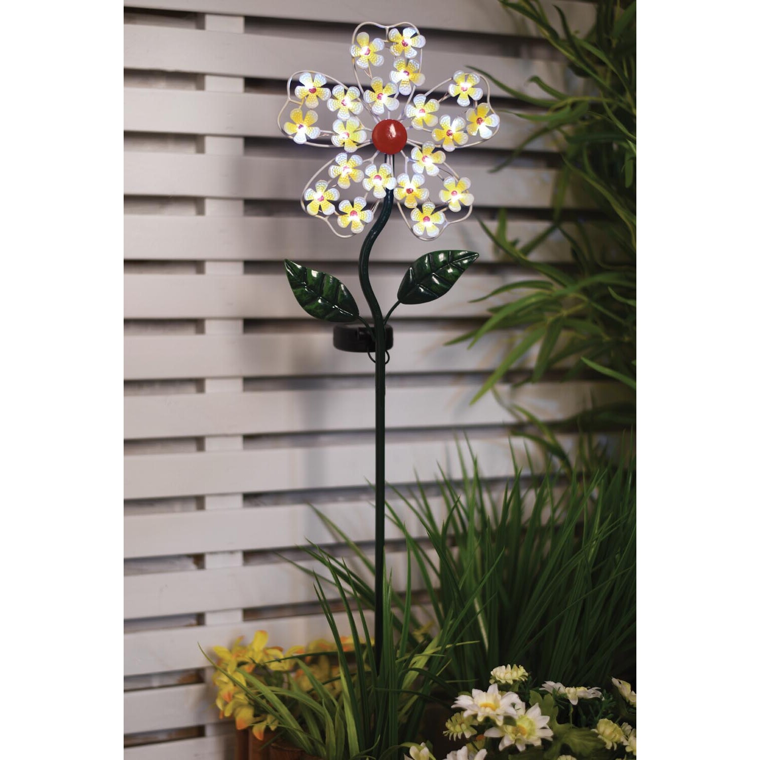 Solar Butterfly or Flower Stake Light Image 4