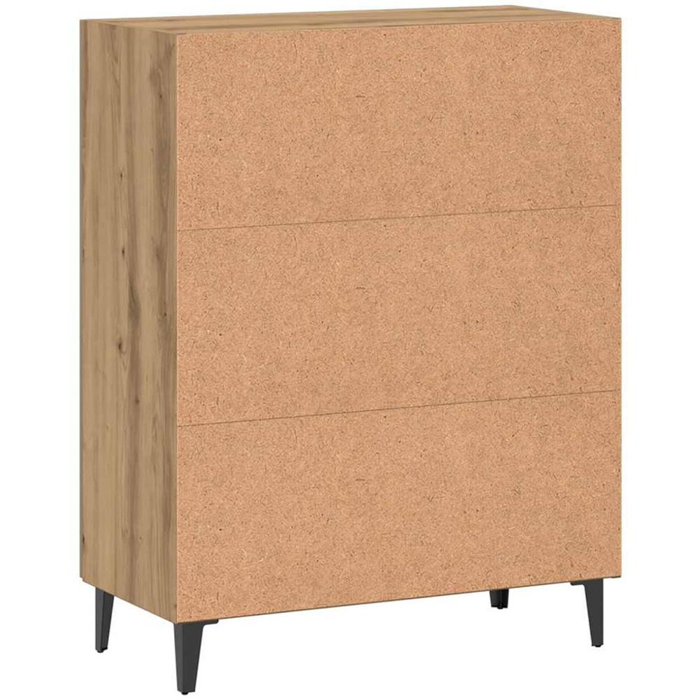 vidaXL 2 Door Artisan Oak Sideboard Image 7