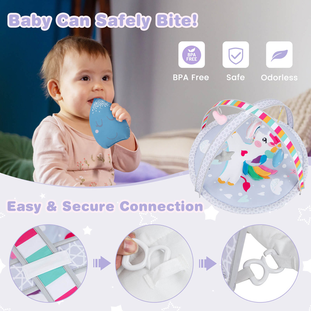 Costway Multicolour 7 in 1 Baby Activity Play Gym Image 6