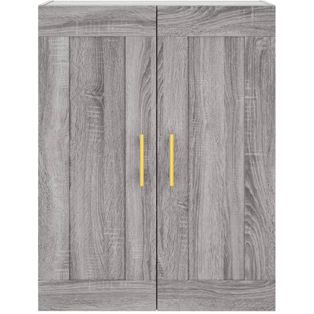 vidaXL 4 Door Grey Sonoma Highboard Image 6