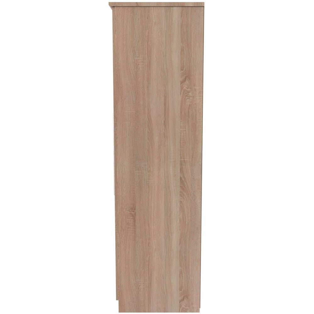 Crowndale Sherwood 2 Door Bardolino Oak Double Wardrobe Image 3