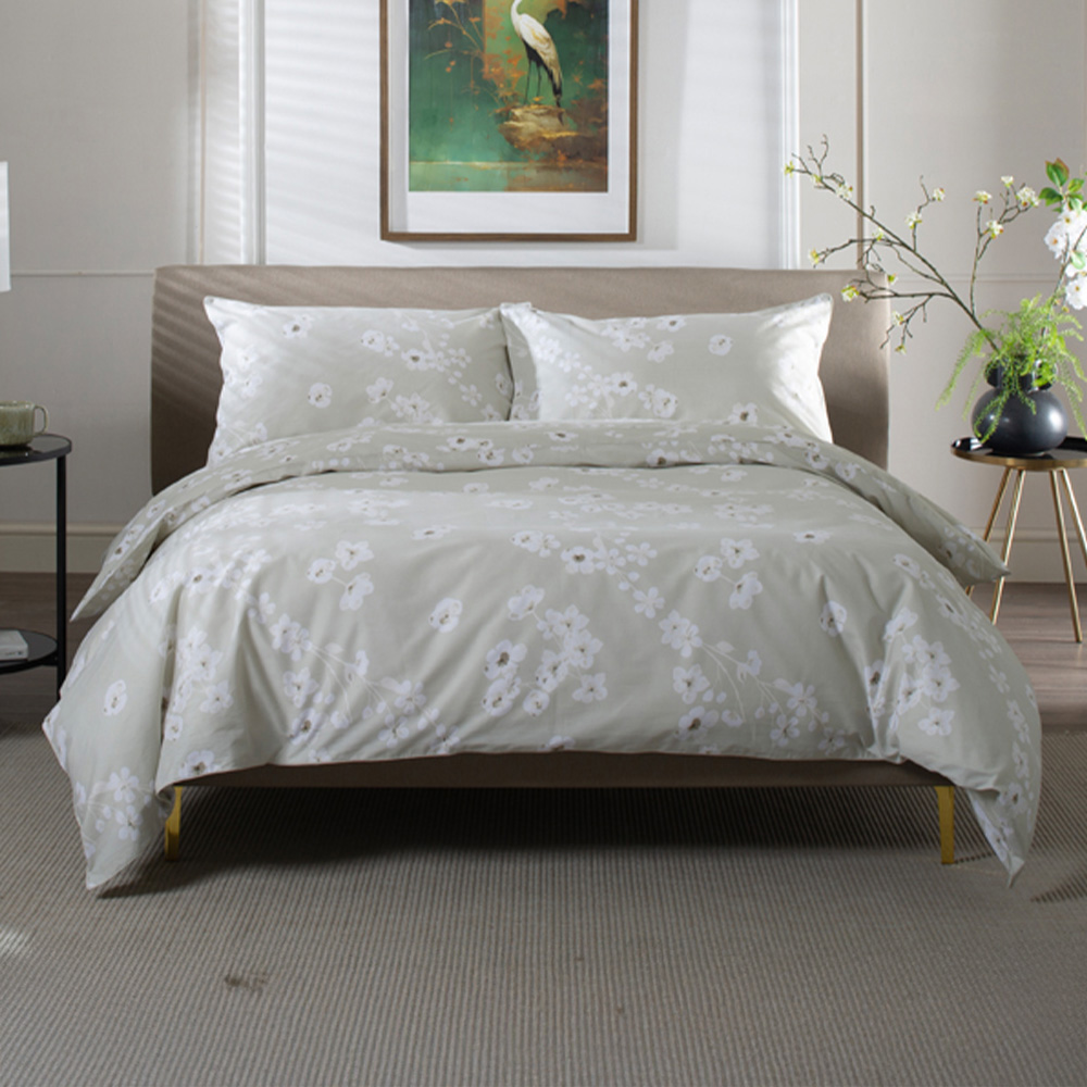 The Lyndon Company Petite Fleure Single Natural Duvet Set Image 1