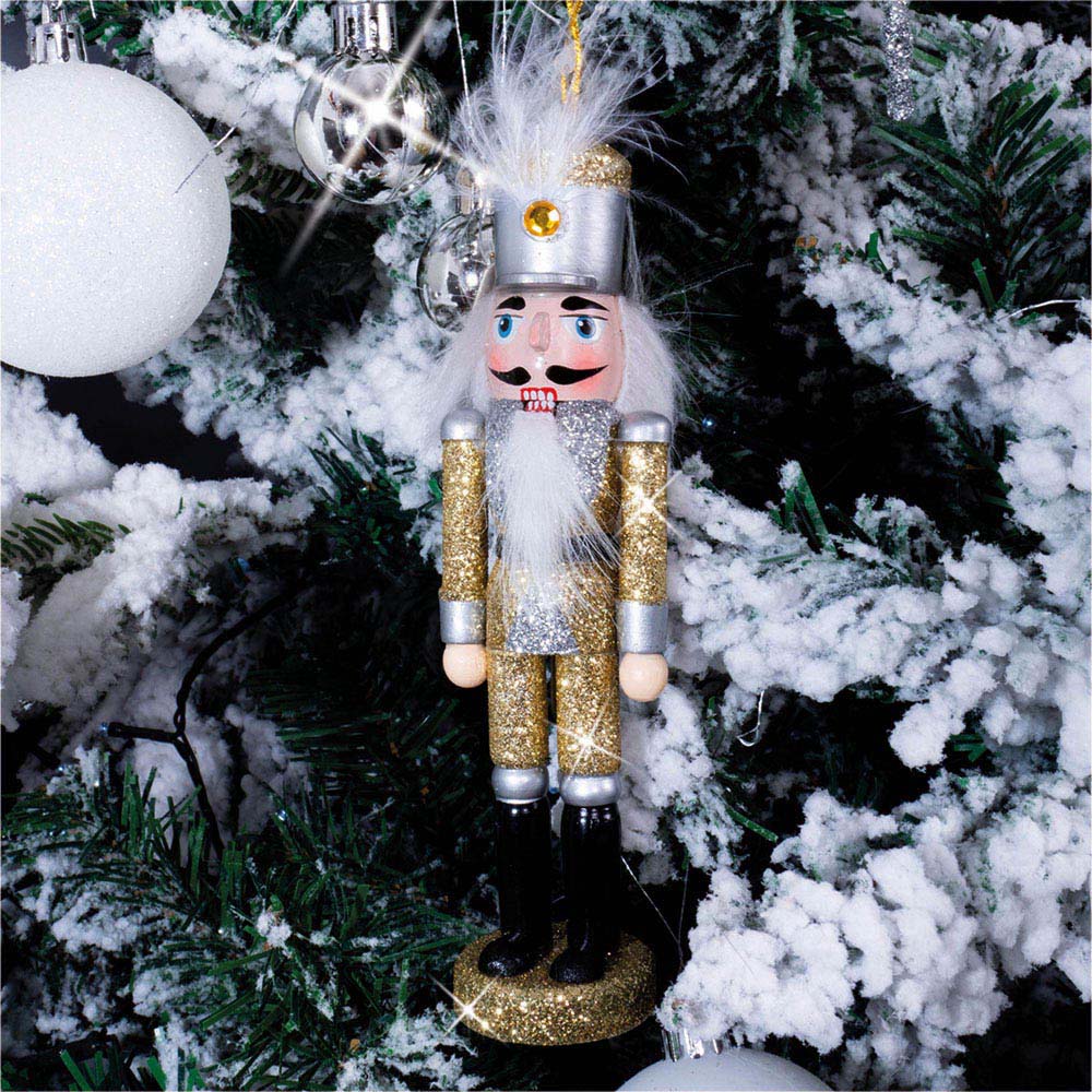 St Helens Silver Hat Multicolour Christmas Nutcracker Image 2