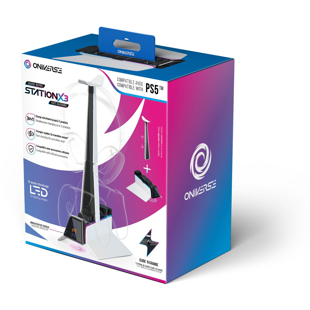 Oniverse Dual PS5 Controllers Fast Charging Station Image 8
