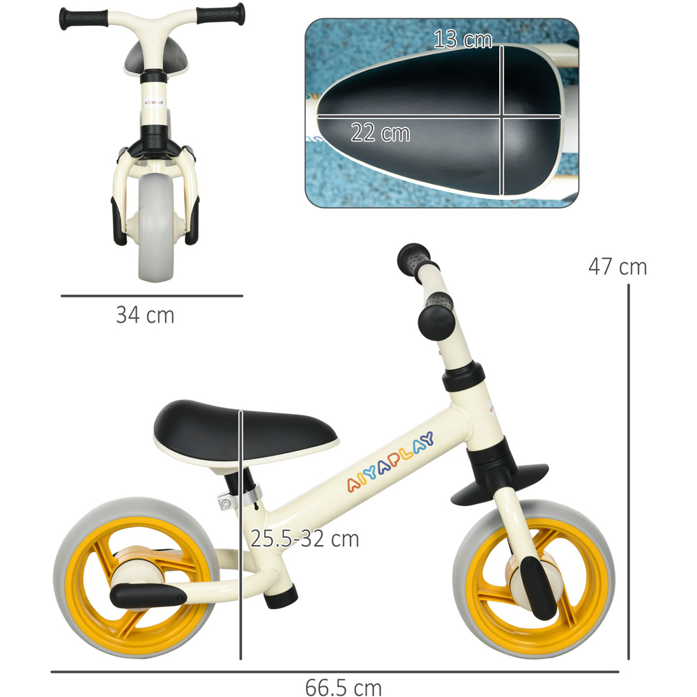 Tommy Toys Orange Lightweight Baby Balance Bike Image 5