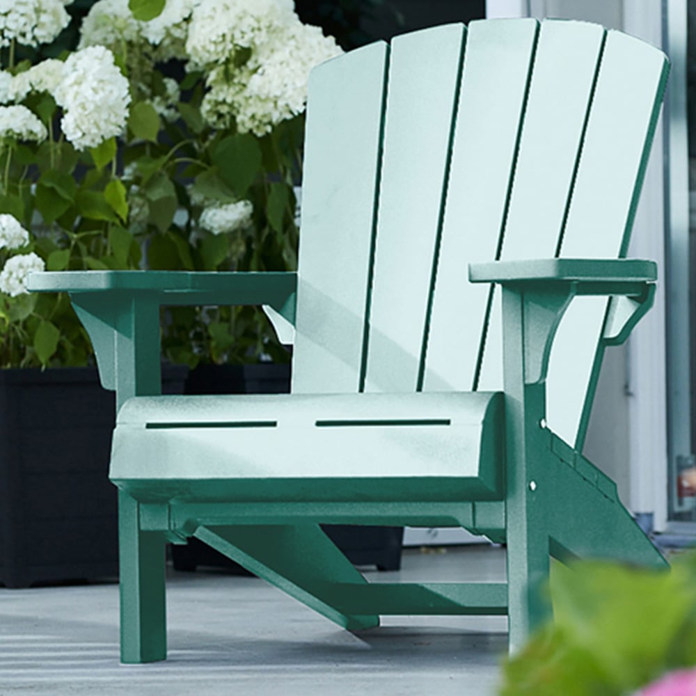 Keter Troy Aqua Teal Adirondack Chair Image 1