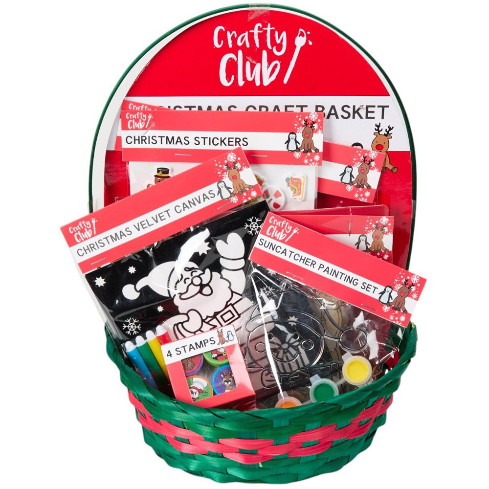 Christmas Craft Essentials Basket Image 1