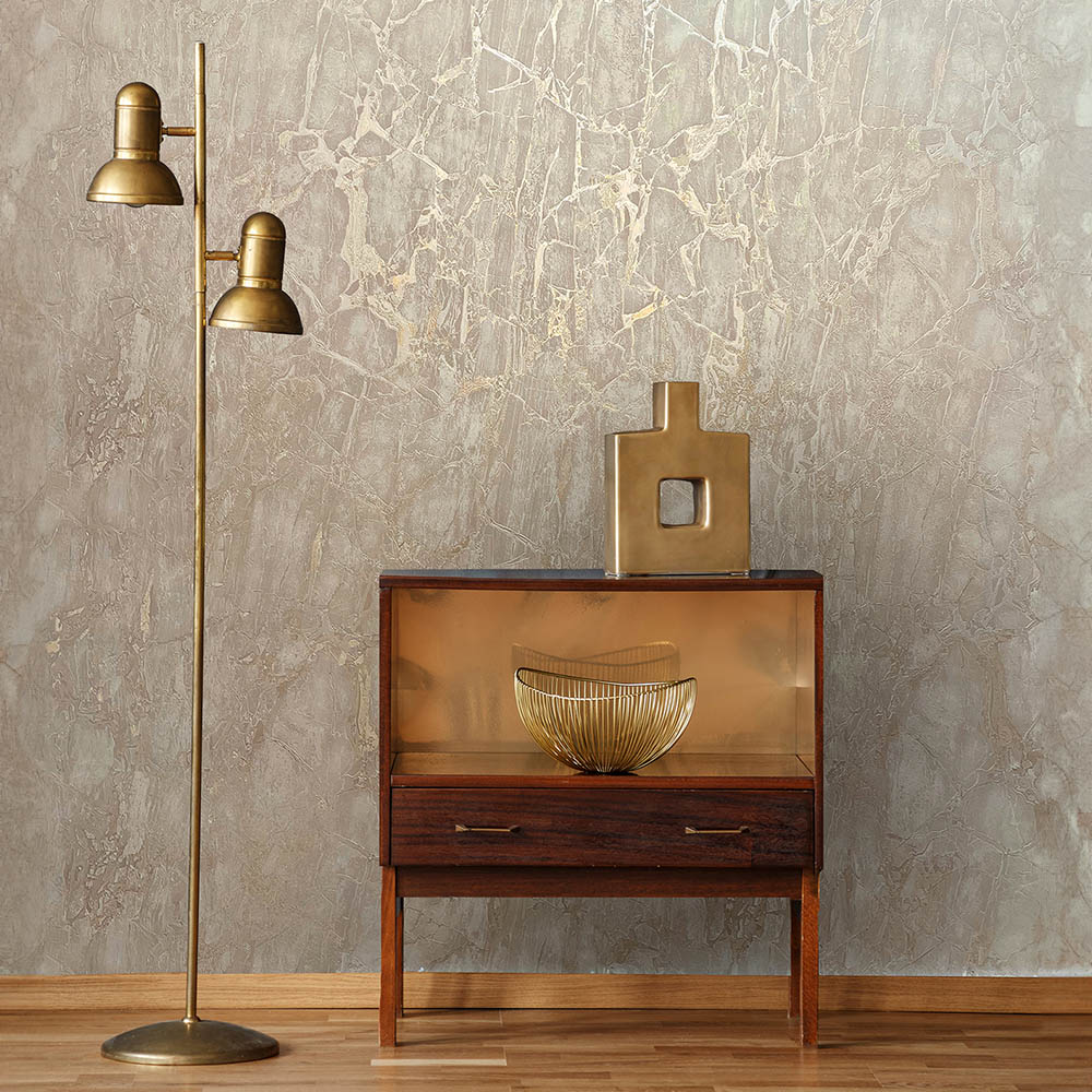 Rasch Enzo Marble Taupe Wallpaper Image 3