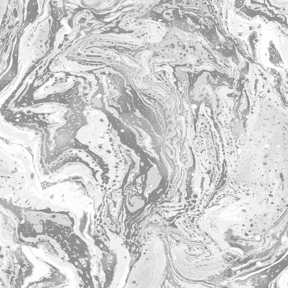 Skinny Dip Marble Grey and Silver Wallpaper Image 1