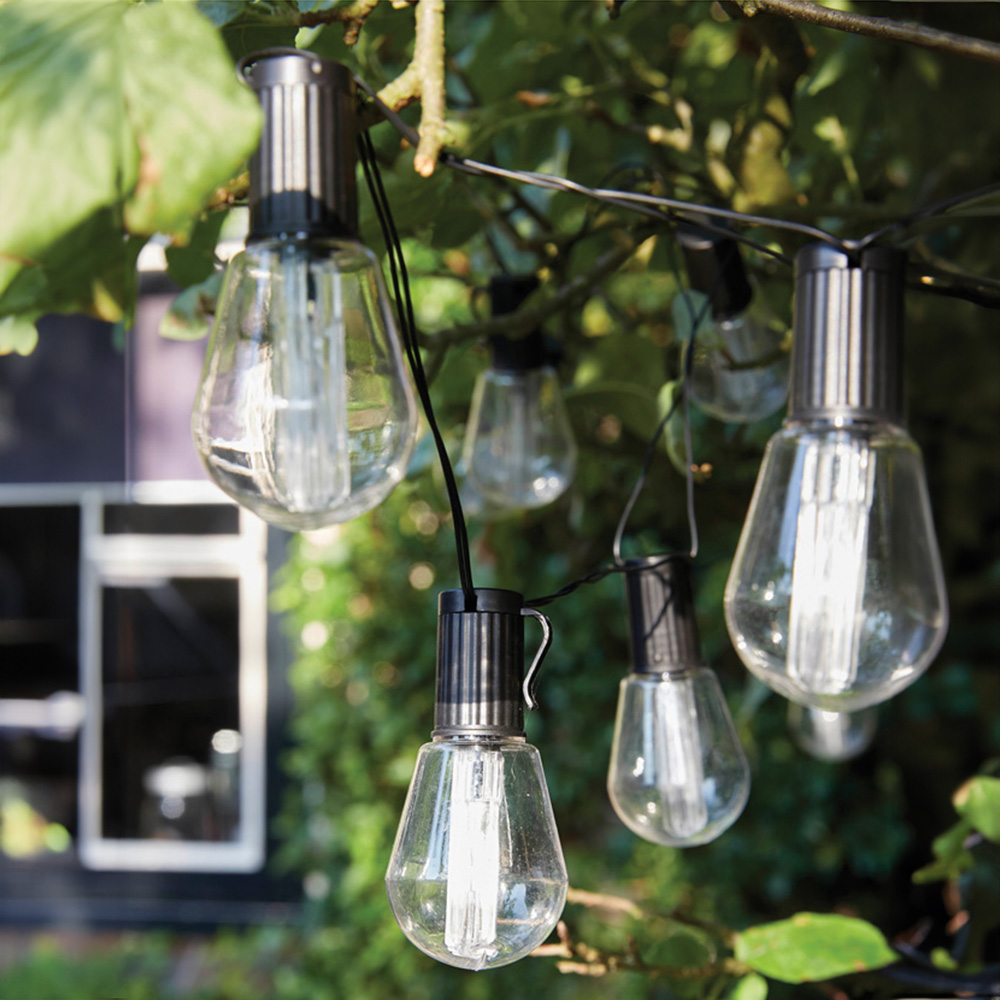 Luxform Alicante Solar Powered LED String Lights 3.5m Image 1