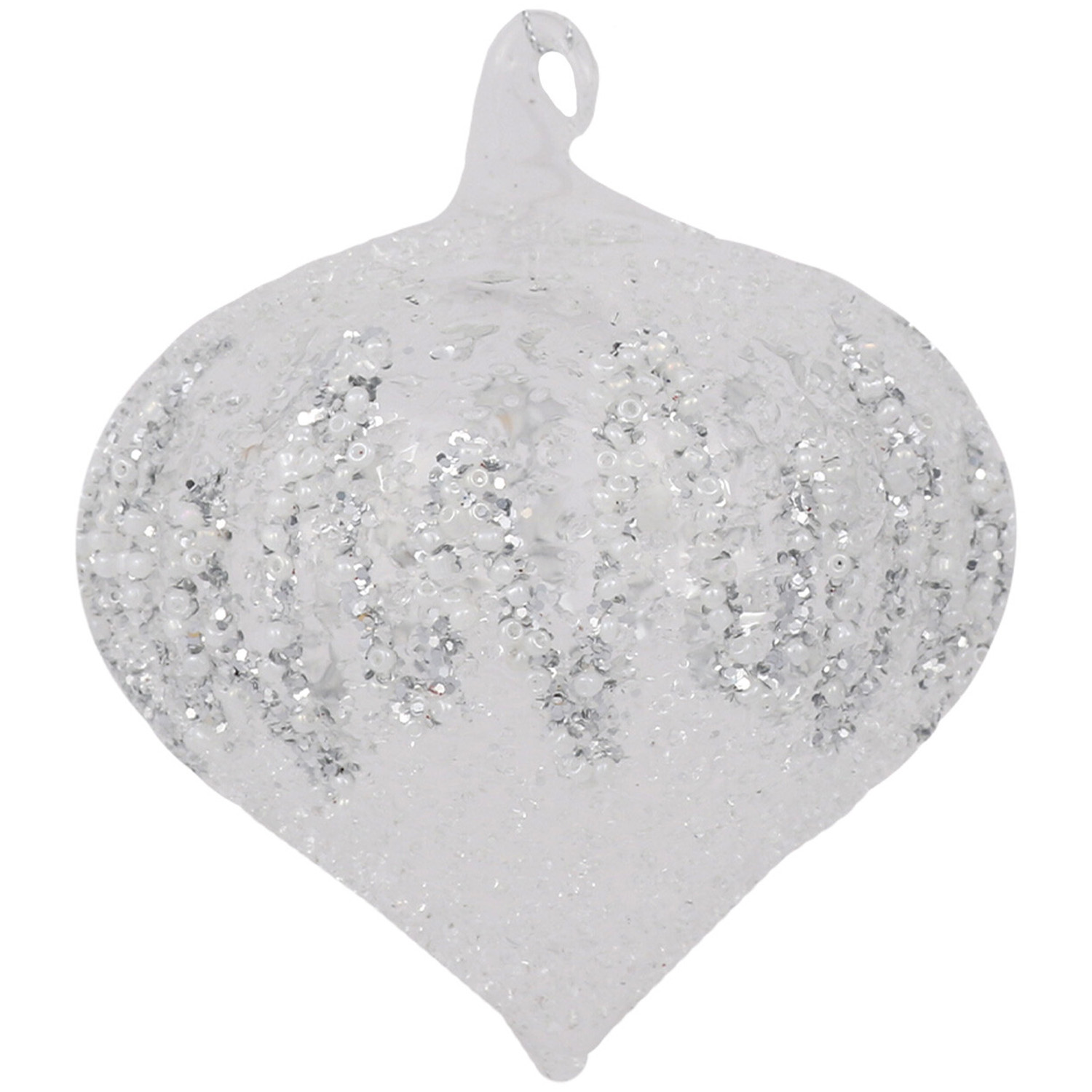 Midnight Fantasy Silver Sequin Bauble Image