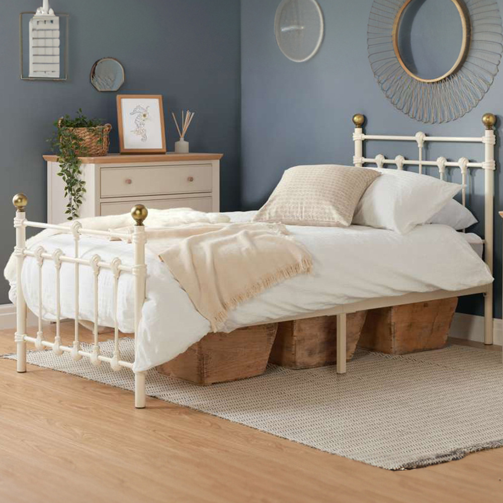 Atlas Single Cream Bed Image 1