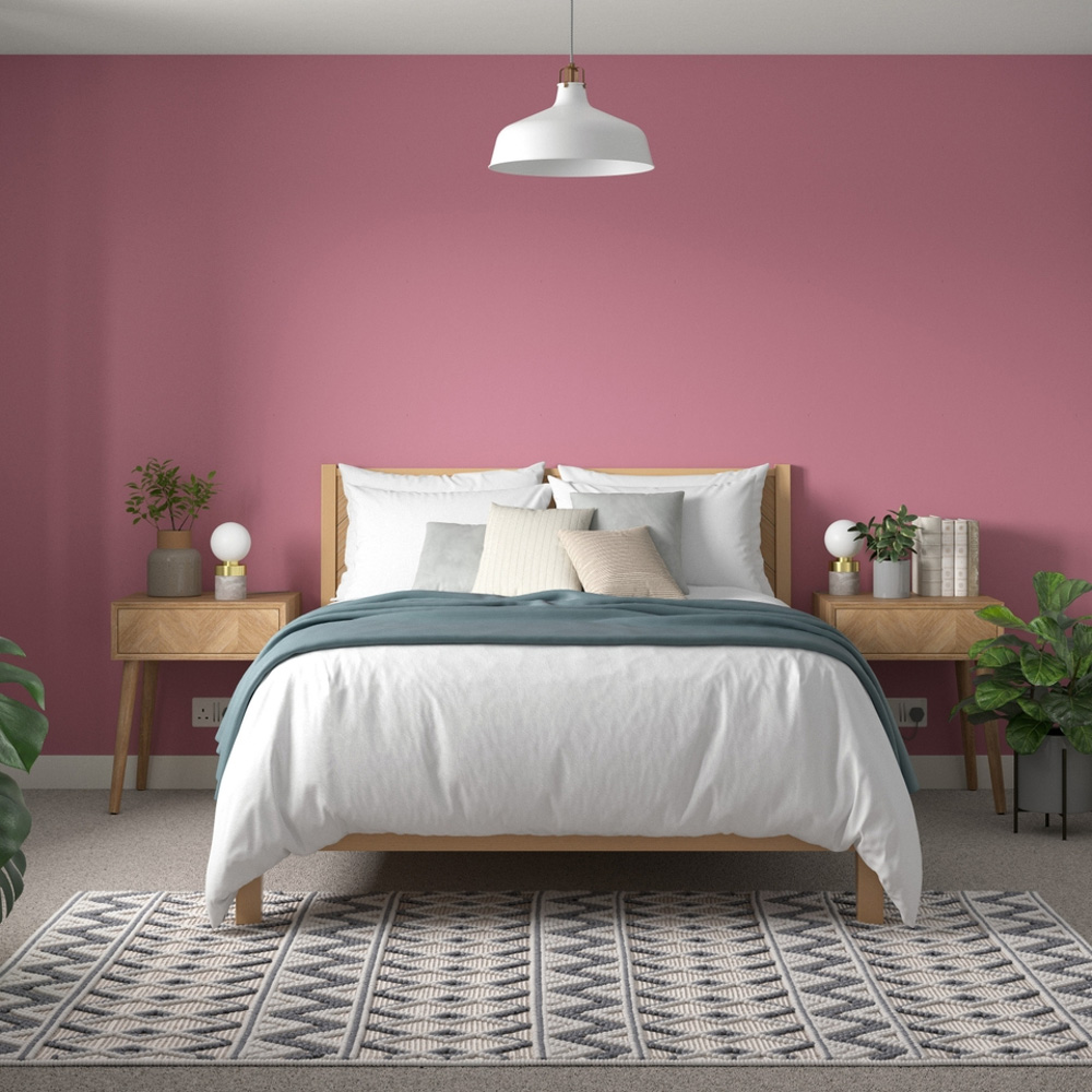 Dulux Trade Raspberry Diva Walls and Ceilings Vinyl Matt Paint 2.5L Image 4