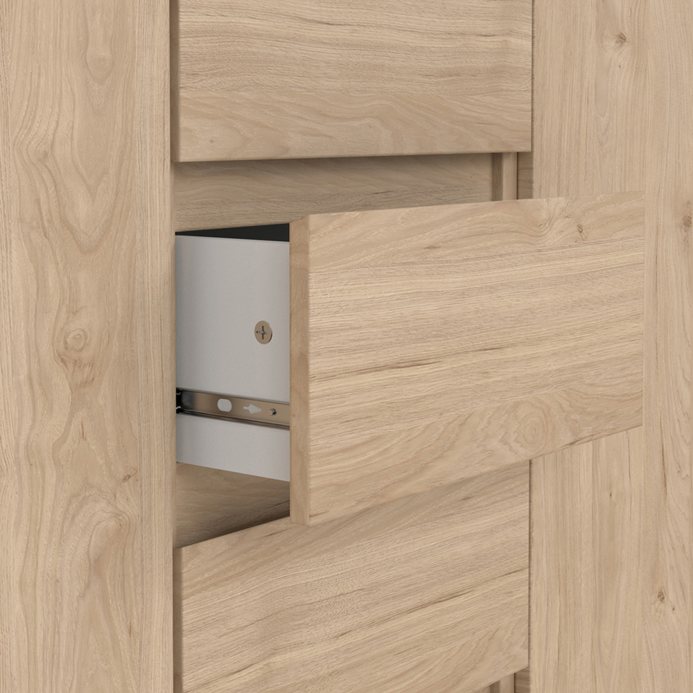 Florence 2 Door 4 Drawer Jackson Hickory Oak Sideboard Image 6