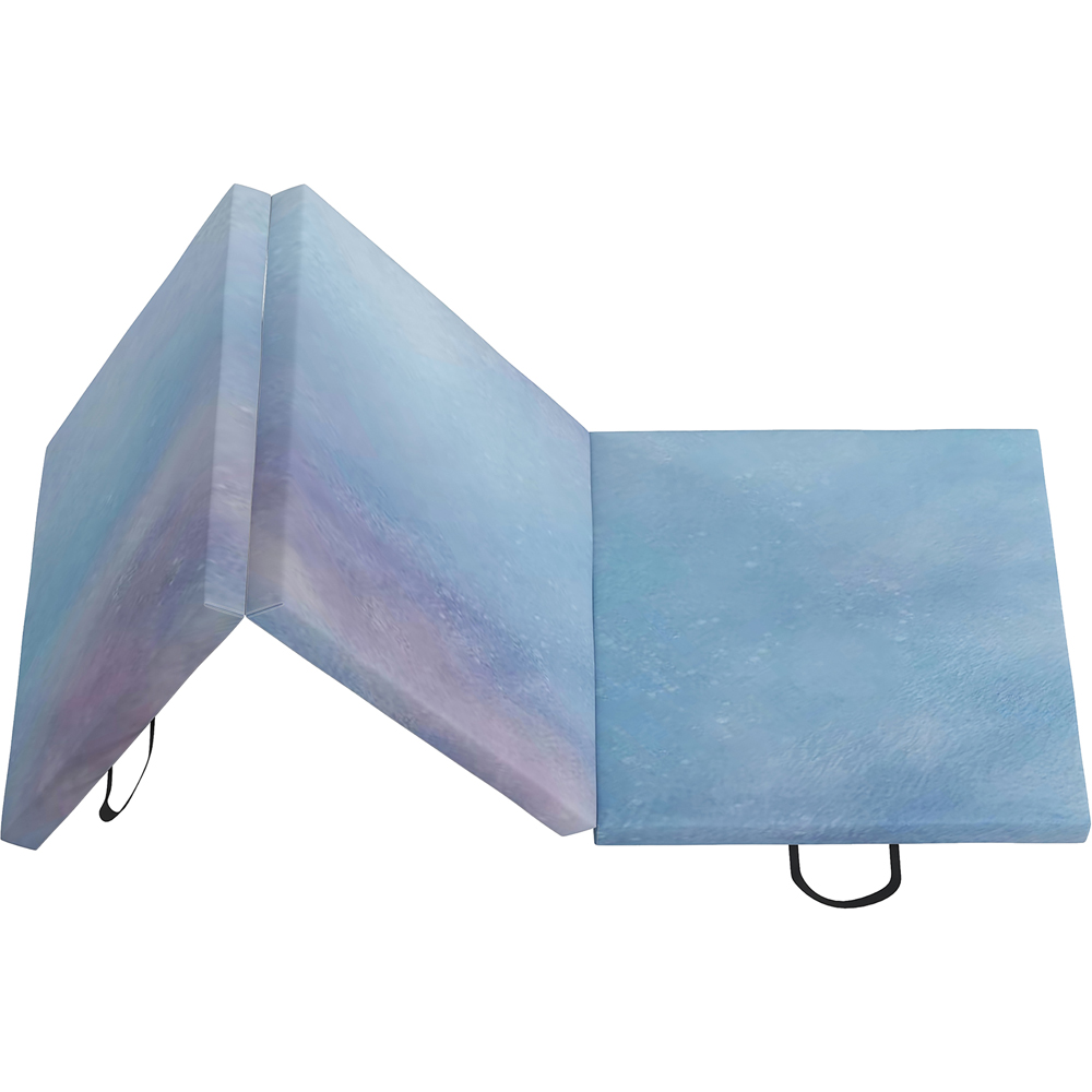 HOMCOM Blue Foldable Gymnastics Mat 182cm Image 4