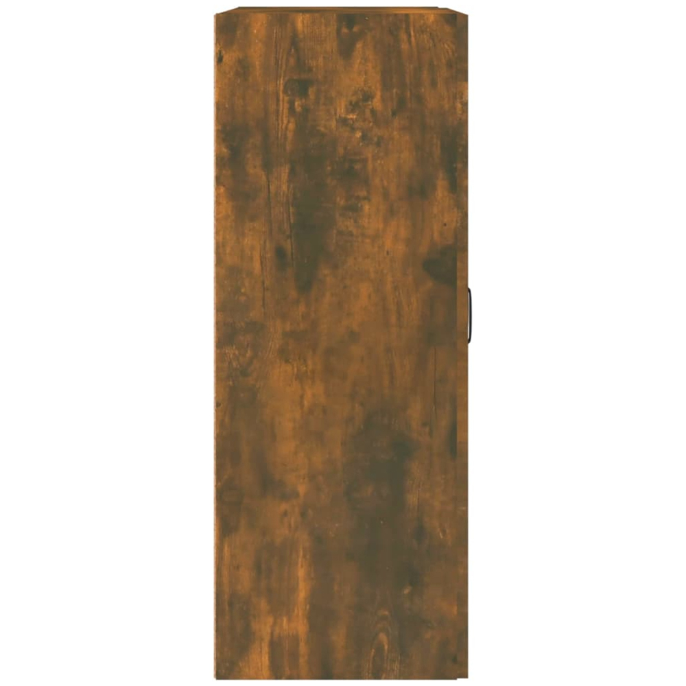 vidaXL 2 Door Smoked Oak Hanging Wall Storage Cabinet Image 6