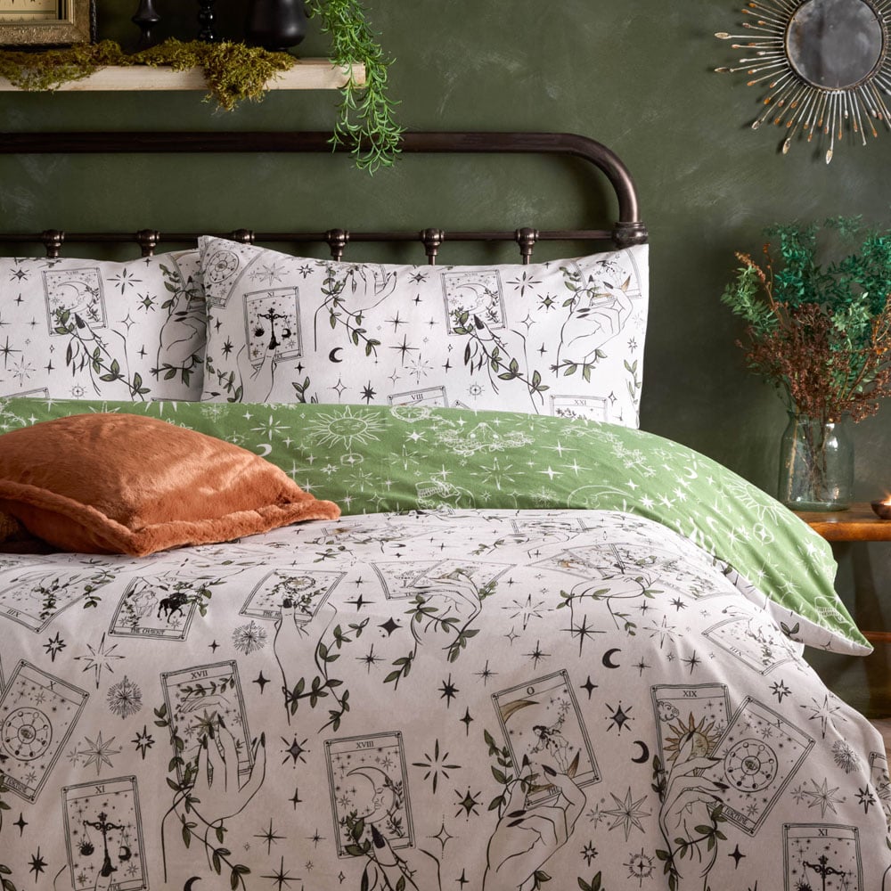 Furn Super King Size Celestial Stories Printed Reversible Duvet Set Image 3