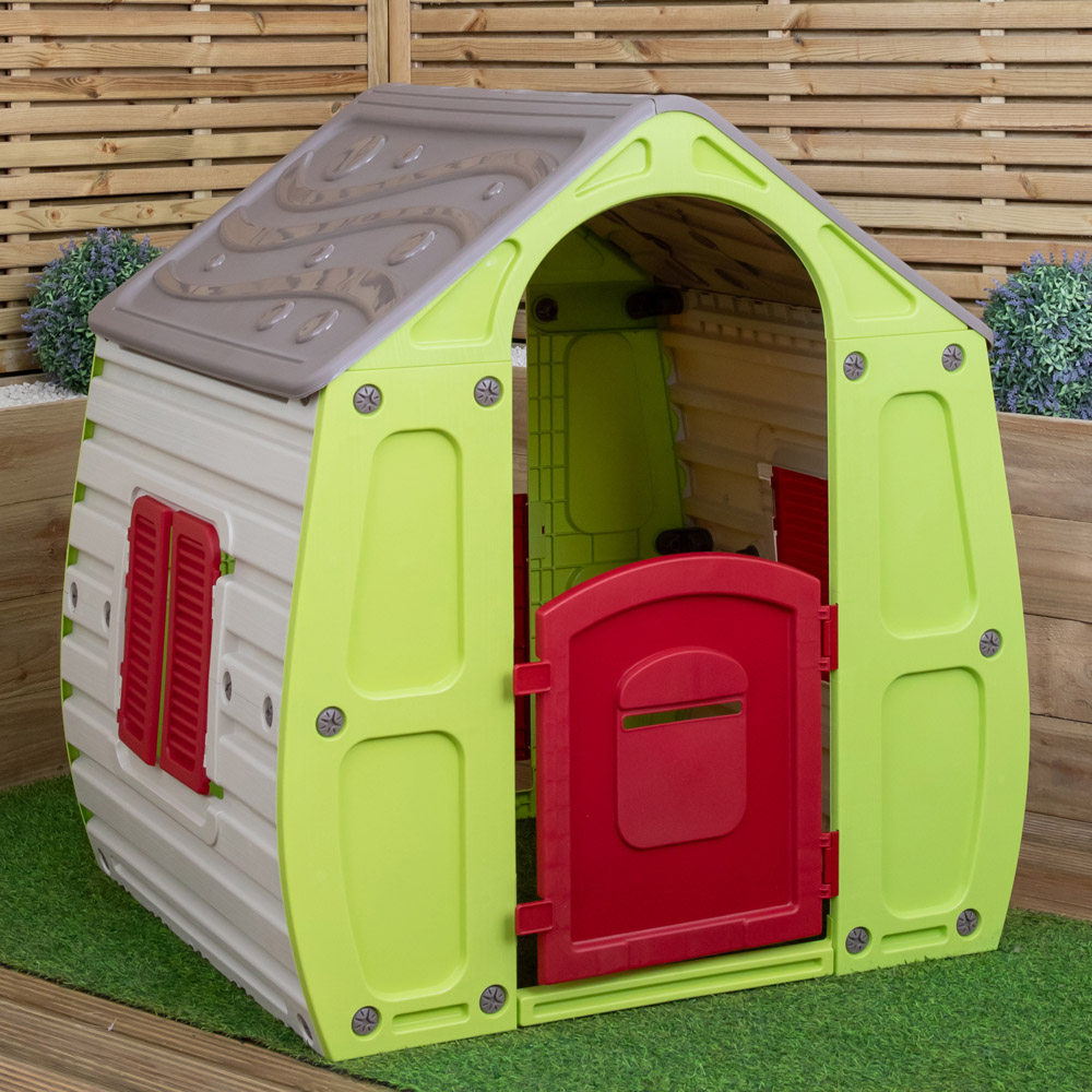 Samuel Alexander Green and White Plastic Magical Forest Wendy Playhouse 1.09m Image 2