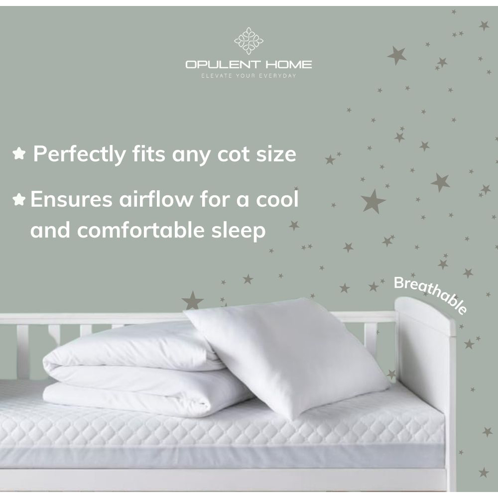 Opulent Home Anti-Allergy Microfibre Cot Bed Duvet Set 4.5 Tog Image 6