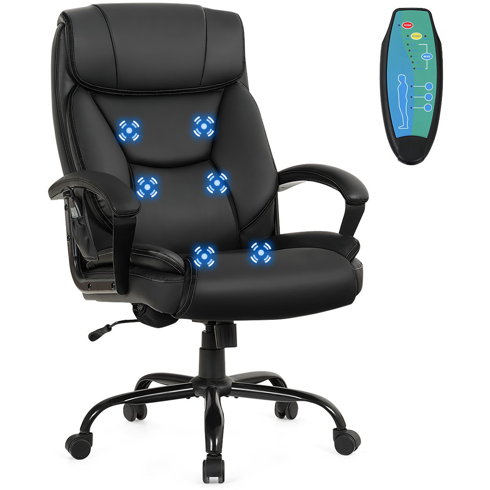 Costway Black 6 Point Office Massage Chair Image 5