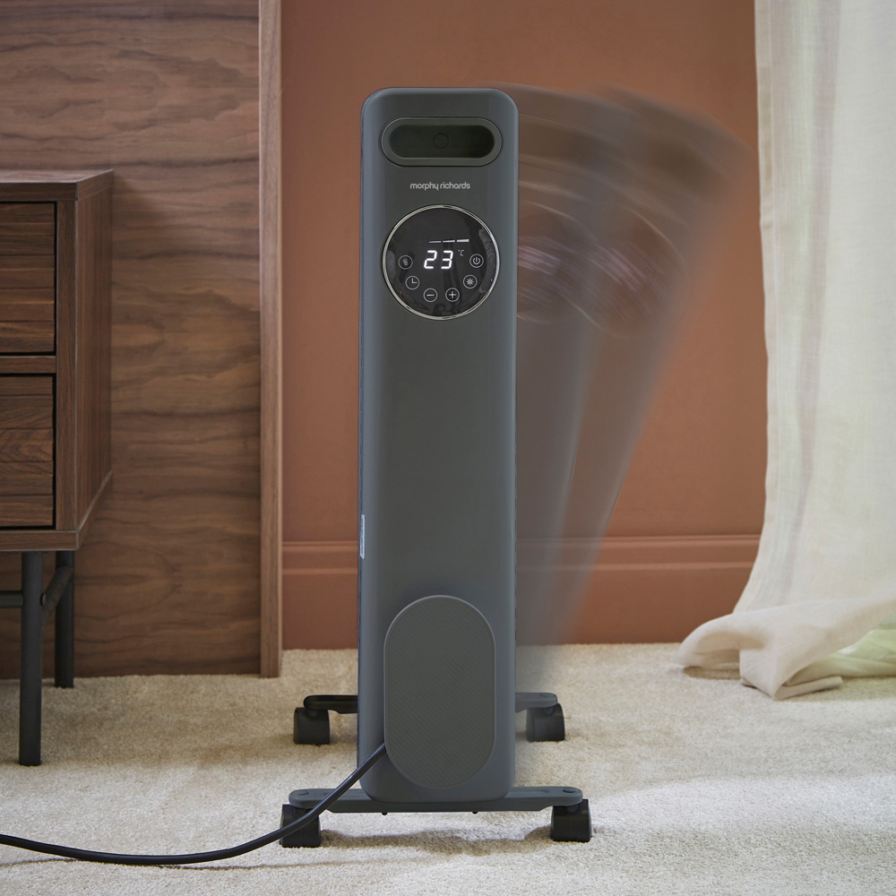 Morphy Richards Grey Digital Oil Filled Radiator 2000W Image 9
