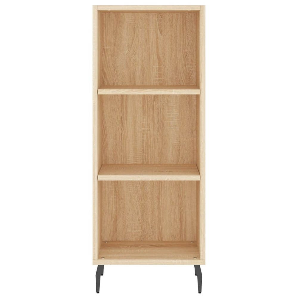vidaXL Single Door 3 Shelf Sonoma Oak Highboard Image 6