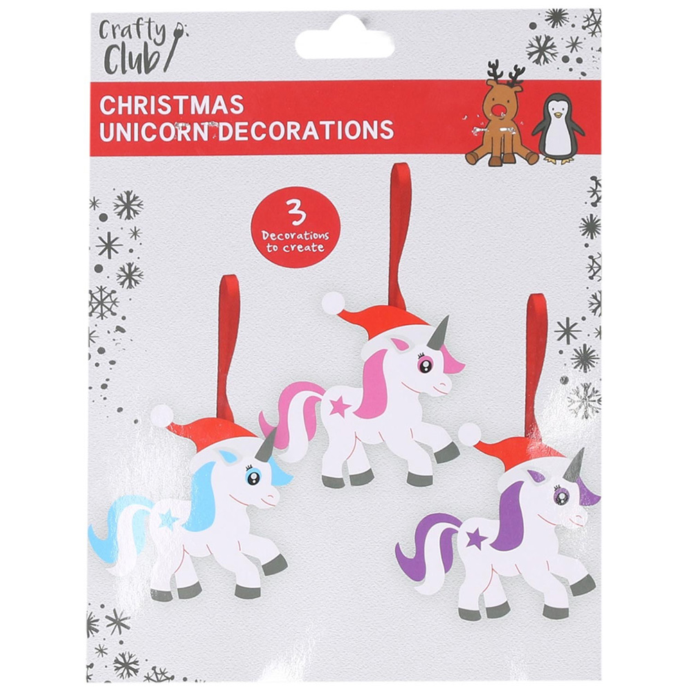 Crafty Club Make Your Own Foam Unicorn Decoration Kit Image