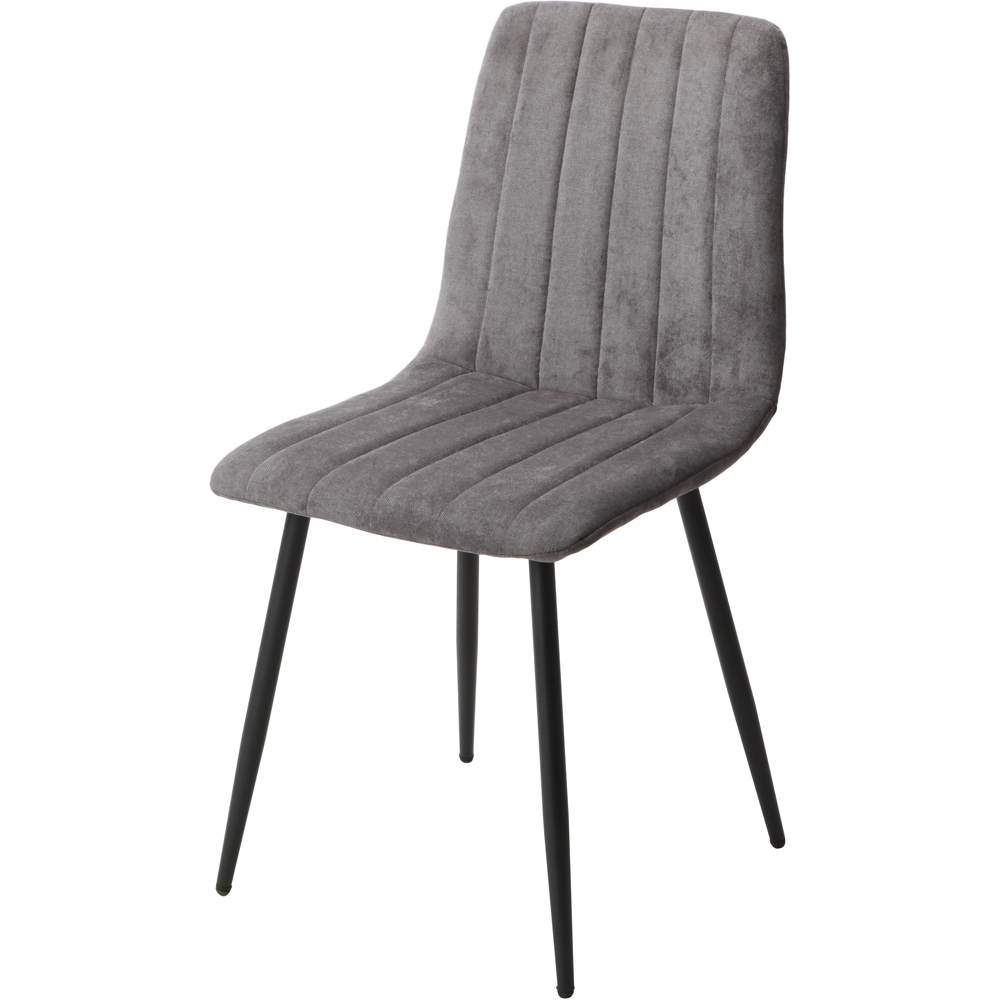 Core Products Aspen 2 Seater Square Dining Set Grey Oak and Grey Image 3