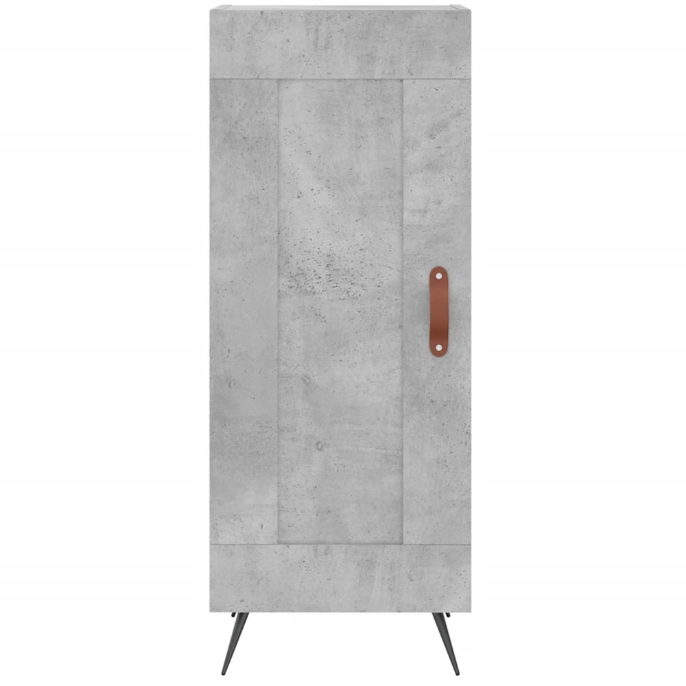 vidaXL 2 Door Concrete Grey Highboard Image 6