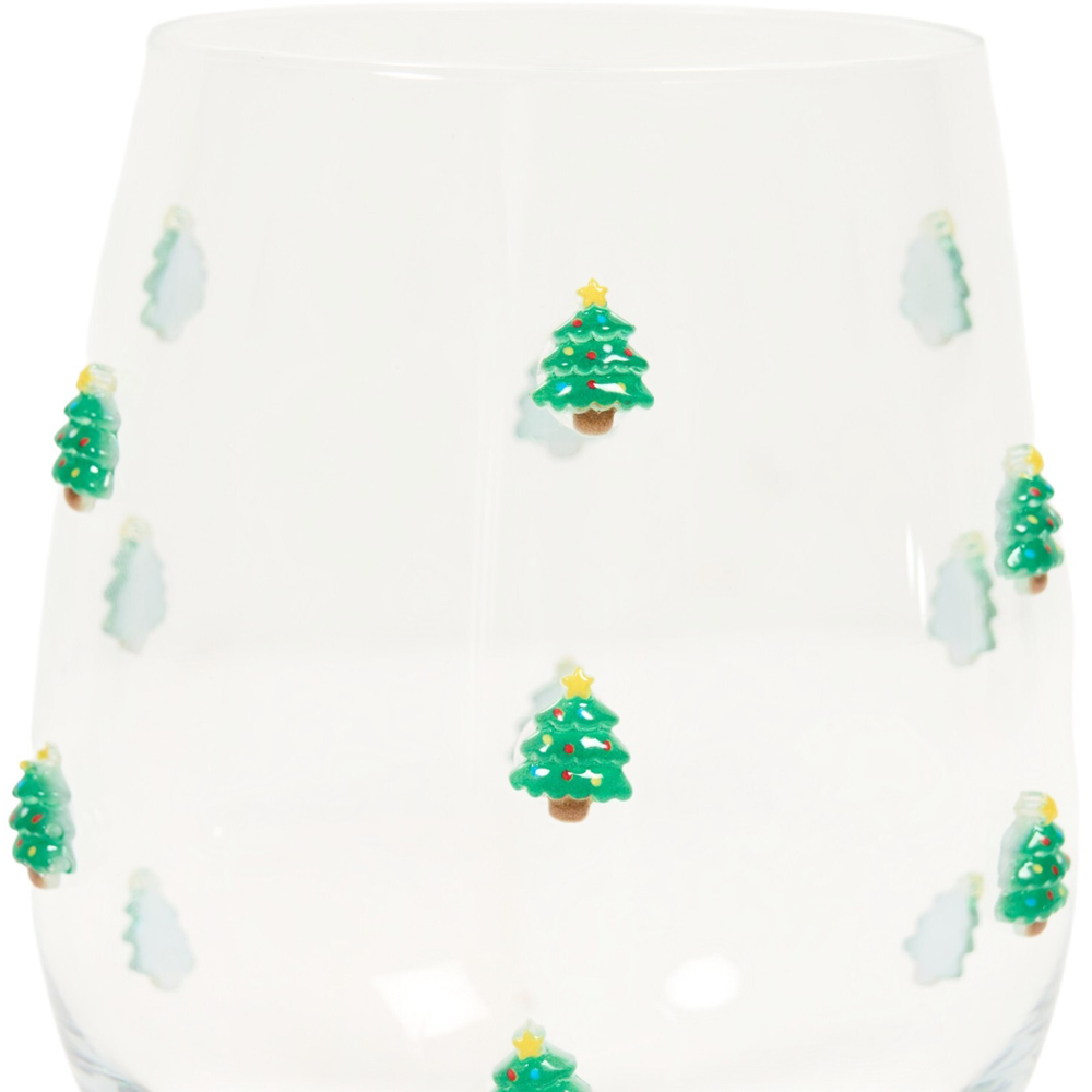 Tree or Santa Icon Tumbler Glass Image 6