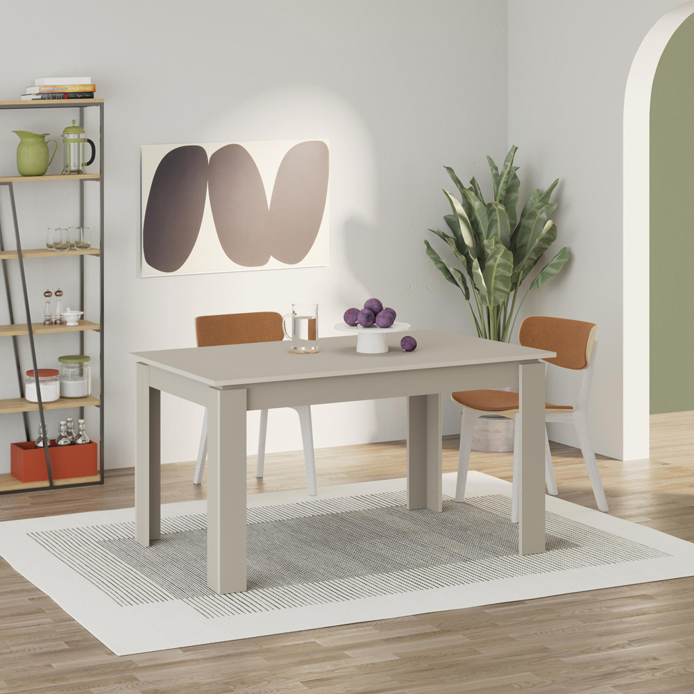 Decortie Tolmen 6 Seater Sandstone Dining Table Image 5