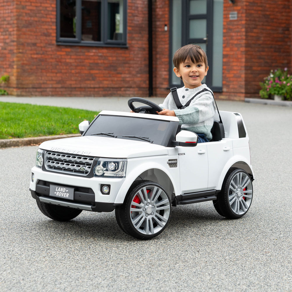 Xootz White Landrover Discovery Ride On 12V Image 8