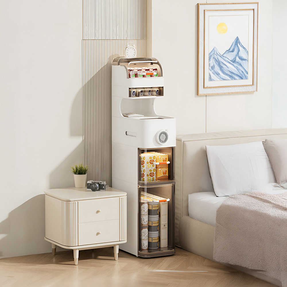 H&O Direct 6 Tier Narrow Storage Organiser with and Wheels Image 5