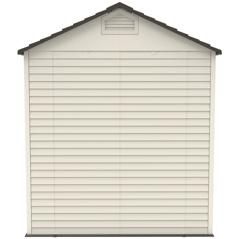 Lifetime Products 7 x 4.5ft Tan Outdoor Storage Shed Image 4