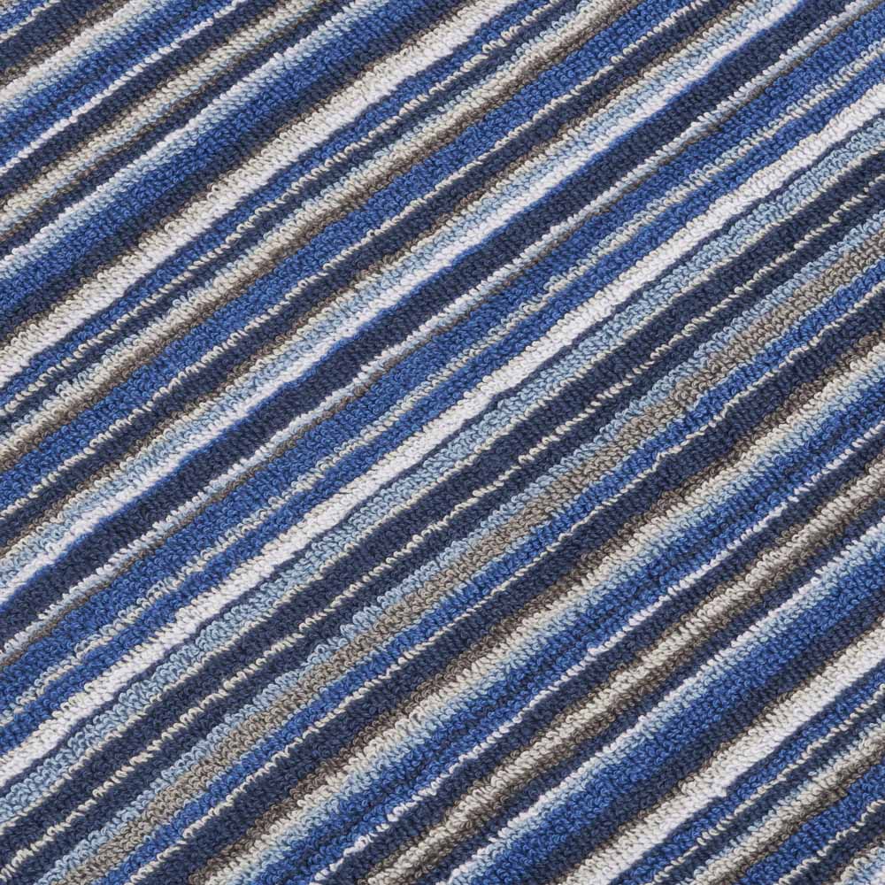 Wilko Blue Stripe Bath Sheet Image 2