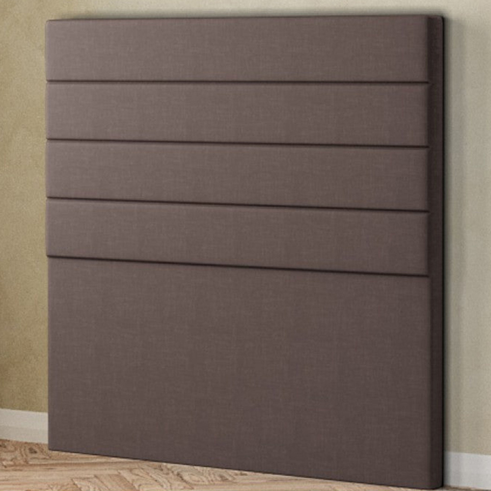 Eleganza George King Size Slate Malham Weave Floor Standing Headboard Image 1