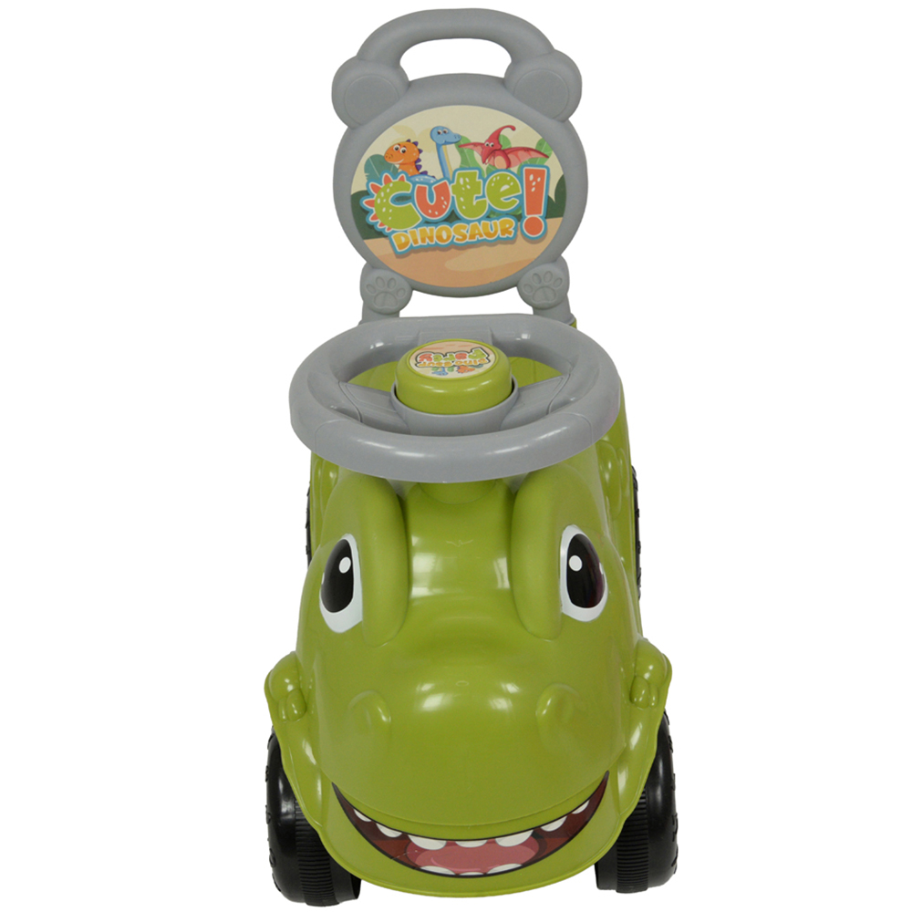 MoVe Toddler My First Green Dino Ride On Push Car Image 2