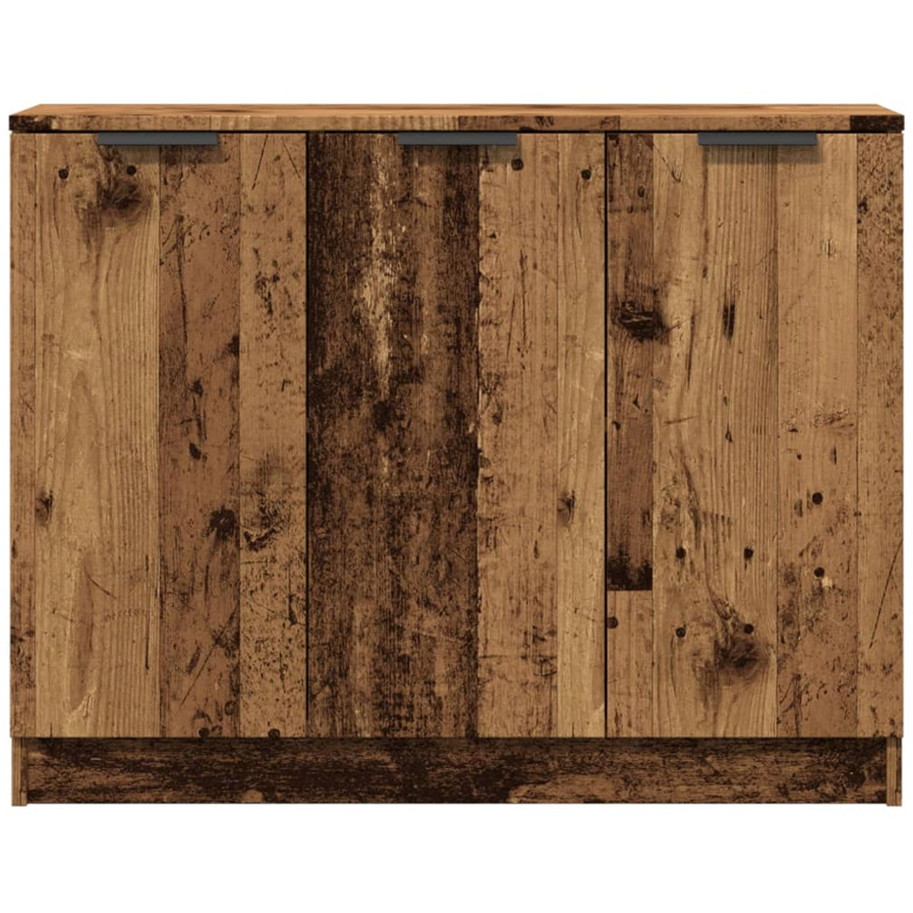 vidaXL 3 Door Old Wood Sideboard Image 4