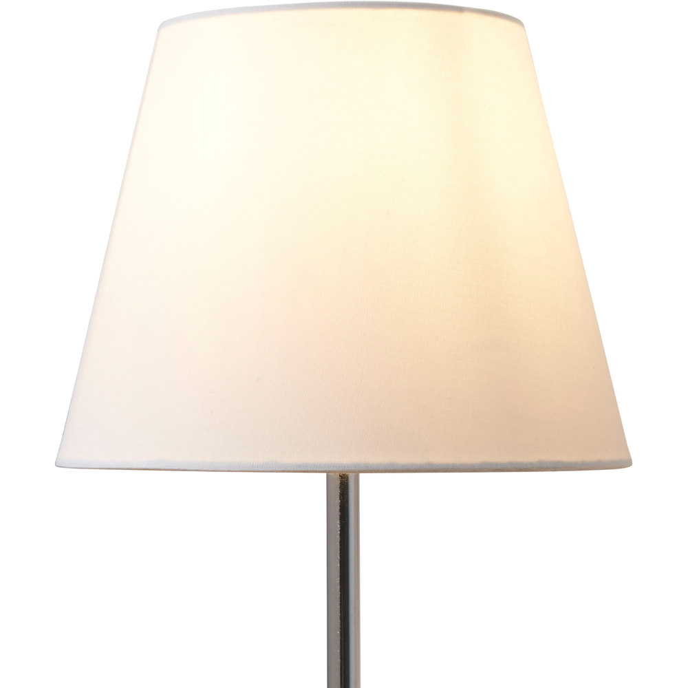 Lighting Collection Yates White Tapered Lamp Shade 20cm Image 3