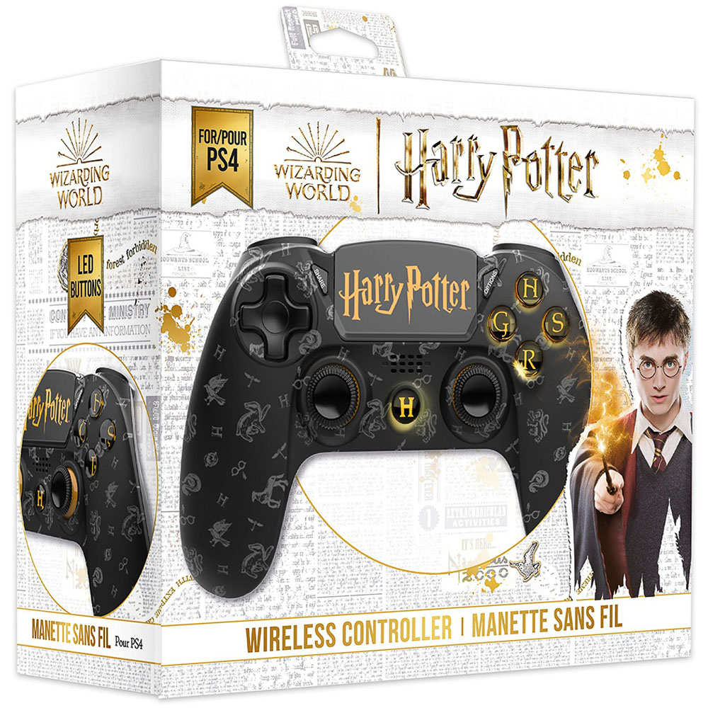 Harry Potter Black Wireless PS4 and PC Controller Image 2