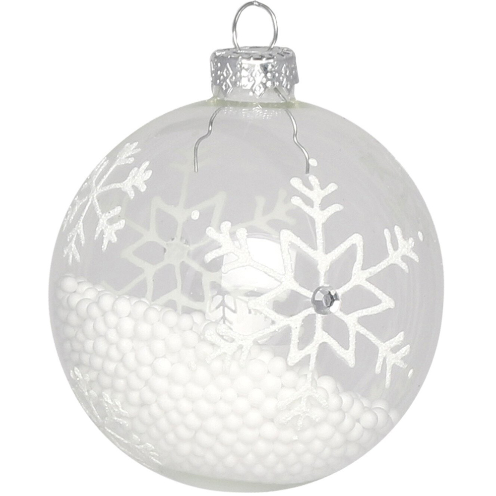 Clear Glass with Design Bauble - Clear Image 3