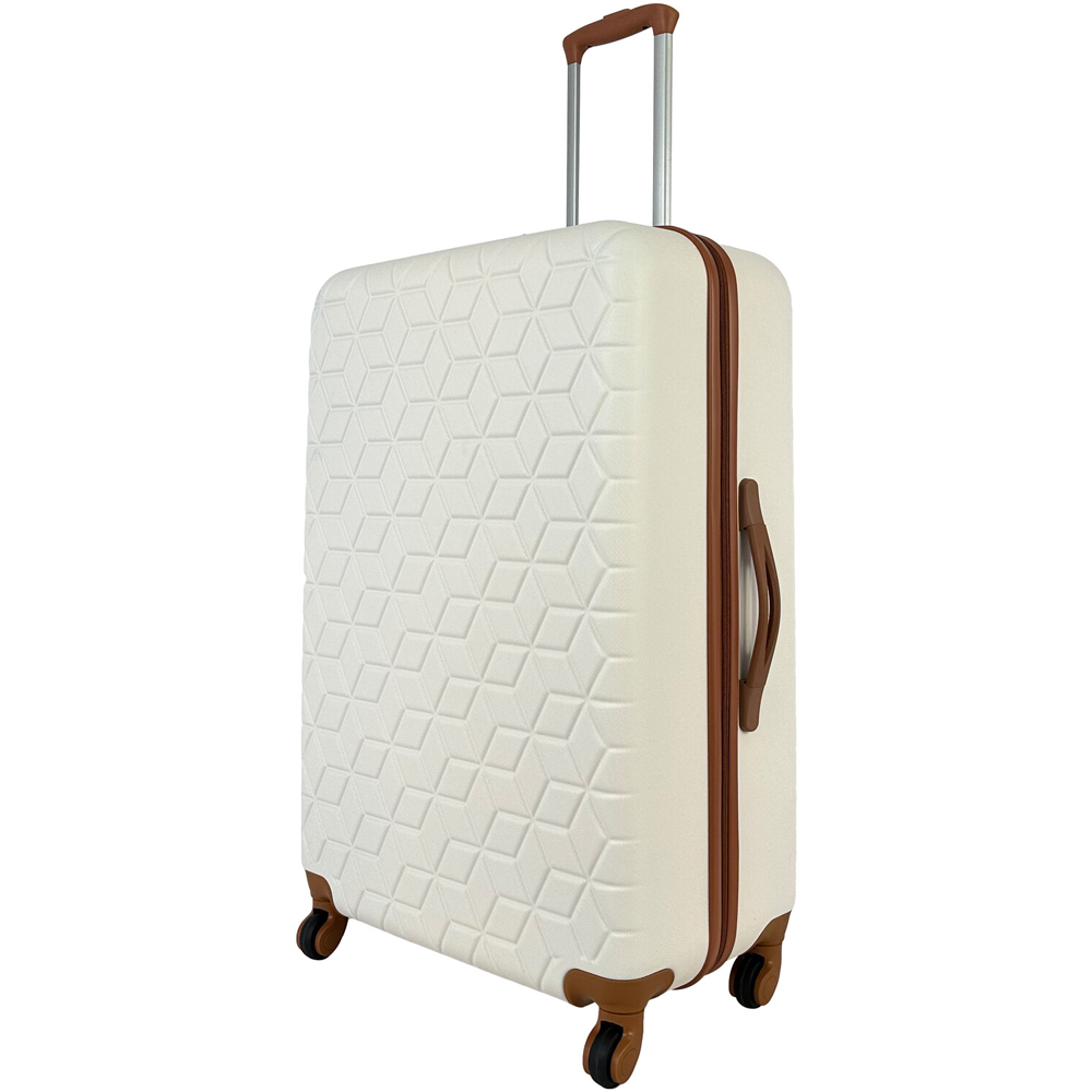 Travel Gear Geometric Suitcase Cream Cabin Image 5